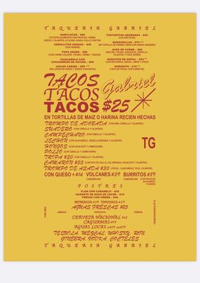 Menu photo 5 Taqueria Gabriel México, D.F., DIF Menu photo 5 Taqueria Gabriel México, D.F., DIF
