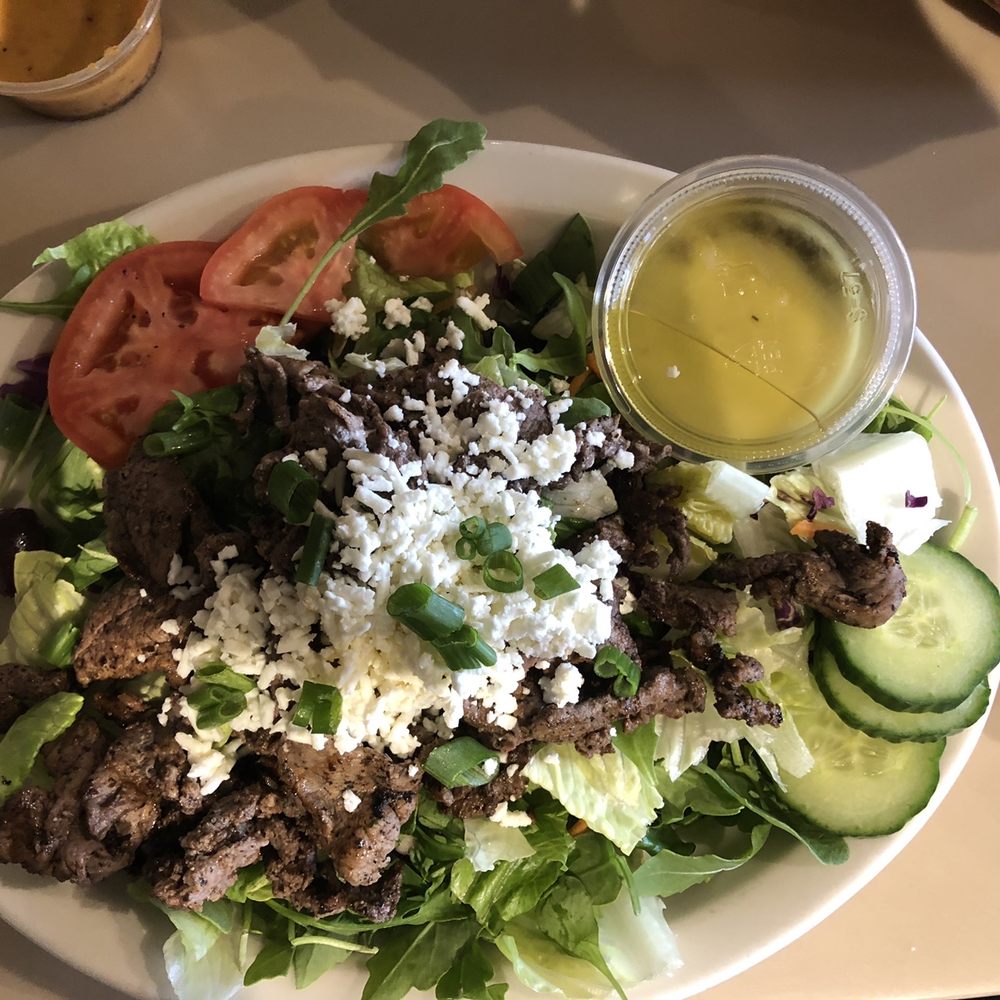 Aladdin's Eatery - Beef shawarma salad - Middle Eastern Near Me - Cranberry Township, Pennsylvania Aladdin's Eatery - Beef shawarma salad - Middle Eastern Near Me - Cranberry Township, Pennsylvania
