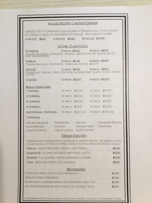 Menu photo 1 The Grove Kewaunee, WI Menu photo 1 The Grove Kewaunee, WI