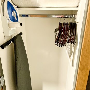 Courtyard by Marriott Ames - Closest, iron, ironing board, hangers - Hotels Near Me - Ames, Iowa