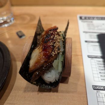 Sugo Hand Roll Bar - Signature Torched Eel Temaki - Sushi Bars Near Me - Seattle, Washington Sugo Hand Roll Bar - Signature Torched Eel Temaki - Sushi Bars Near Me - Seattle, Washington