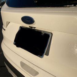 Spruce Street Car Wash - License plate bent during drying stage