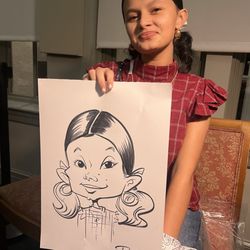 Carrot Catchers Caricature Entertainment - Chic-Fil-A Christmas party