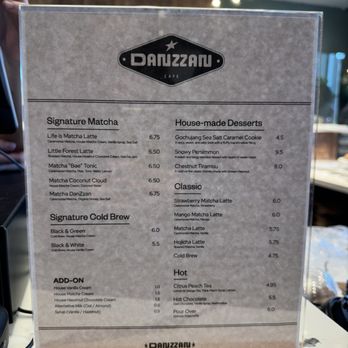 Danzzan - menu - Cafes Near Me - Rowland Heights, California Danzzan - menu - Cafes Near Me - Rowland Heights, California