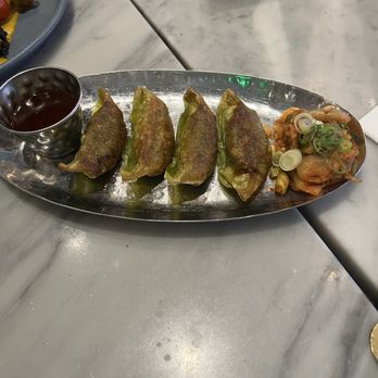 Mildreds - Kimchi Gyoza - Salad Near Me - London, XGL Mildreds - Kimchi Gyoza - Salad Near Me - London, XGL