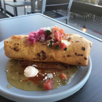 Panxa Cocina - Happy Hour Chicken Chimichanga - Cocktail Bars Near Me - Long Beach, California