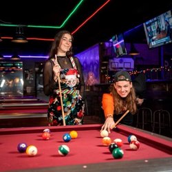 Pool hall!