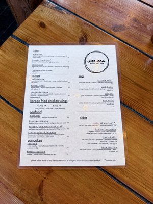 Menu photo 3 Um Ma San Francisco, CA Menu photo 3 Um Ma San Francisco, CA