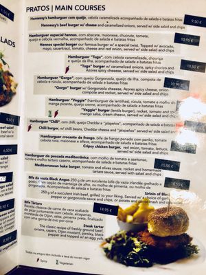 Menu photo 1 Hennessy's Irish Pub Lisbon, 11