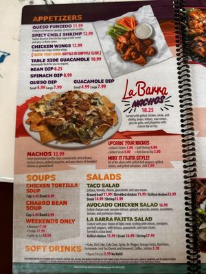 Menu photo 2 La Barra Del Taco Pensacola, FL