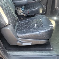 M&M Limousine Services - Torn seats & trash left from previous guest