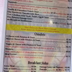 Drifters Western Bar & Grill - Menu