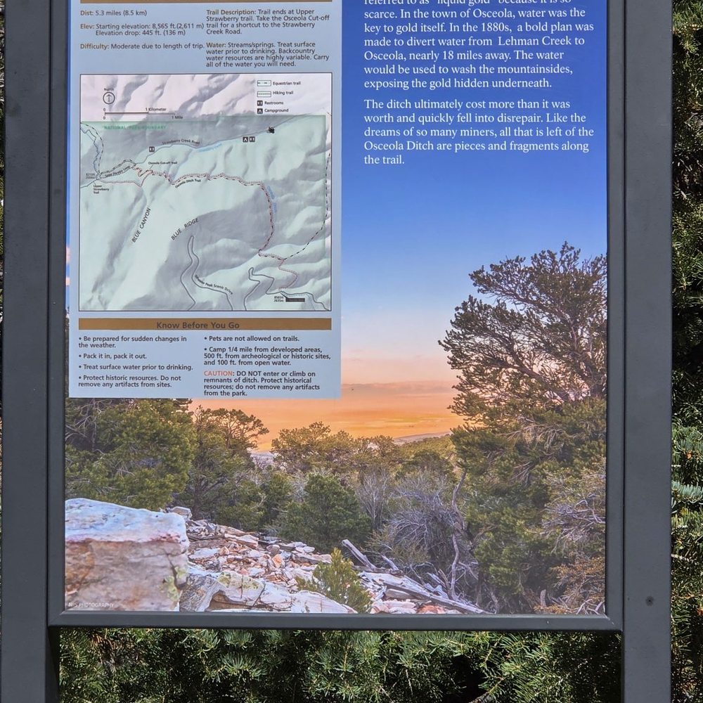 Great Basin National Park - Osceola Ditch Trail  09-21-2025 - Parks Near Me - Baker, Nevada