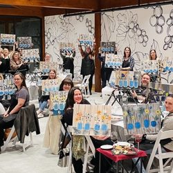 Wine & Canvas - Shady Creek Winery~ Michigan City~ Wine & Canvas on the Go!