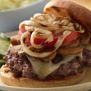 The Crow's Nest - a hamburger with onions and cheese - American Near Me - Johnstown, Pennsylvania