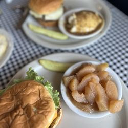 Moose Cafe Asheville - Burger and sides