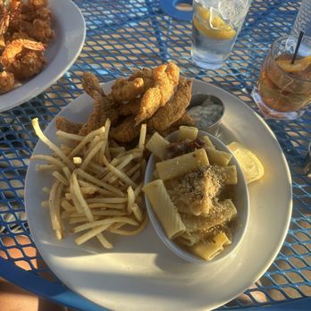 Hefner Grill - Catfish, Truffle Mac, and Parmesan fries. - Seafood Near Me - Oklahoma City, Oklahoma