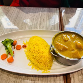 Calgary Court Restaurant - Curry beef with coconut milk rice ! - Chinese Near Me - Calgary, Alberta