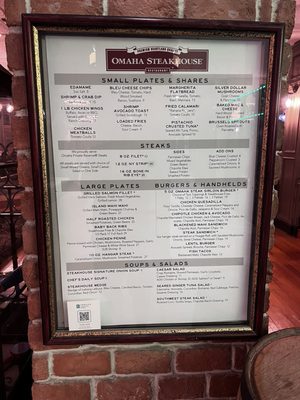 Menu photo 1 Omaha Steakhouse Altamonte Springs, FL Menu photo 1 Omaha Steakhouse Altamonte Springs, FL