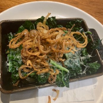 North Italia - Sauteed Kale w/crispy onions - Italian Near Me - Plano, Texas