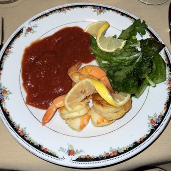 Royal Eagle Restaurant - Champagne-Poached Prawns - Russian Near Me - Harper Woods, Michigan