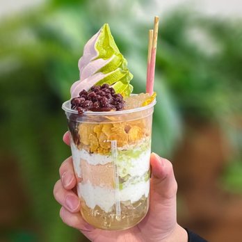 Ki Cafe - Sakura & Matcha Parfait - Desserts Near Me - Burnaby, British Columbia Ki Cafe - Sakura & Matcha Parfait - Desserts Near Me - Burnaby, British Columbia