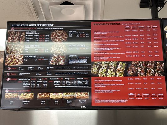 Menu photo 1 Jet's Pizza San Antonio, TX