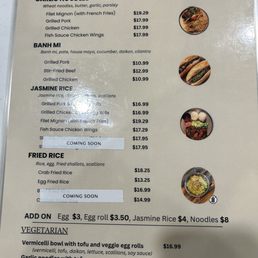 Menu Menu