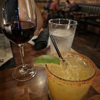 Mason Bar & Kitchen - Pinot Noir and Mango Habanero Margarita - Bars Near Me - Arroyo Grande, California Mason Bar & Kitchen - Pinot Noir and Mango Habanero Margarita - Bars Near Me - Arroyo Grande, California