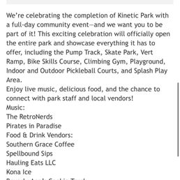 Event details Event details