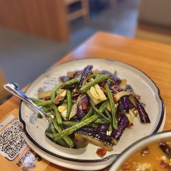 Chuan Xiang Spicy Cuisine - Stewed Eggplant w. Green Beans ($16.99)