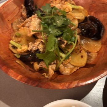 Mala Project - YEAR OF THE PORK BELLY Pork Belly, Wood Ear Mushroom, Cauliflower, Potato. - Szechuan Near Me - New York, New York