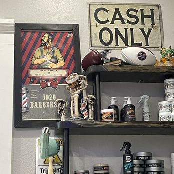 1920 Barbershop - Products and decor. They accept Venmo and Zelle aside from cash payments. - Barbers Near Me - Concord, California 1920 Barbershop - Products and decor. They accept Venmo and Zelle aside from cash payments. - Barbers Near Me - Concord, California