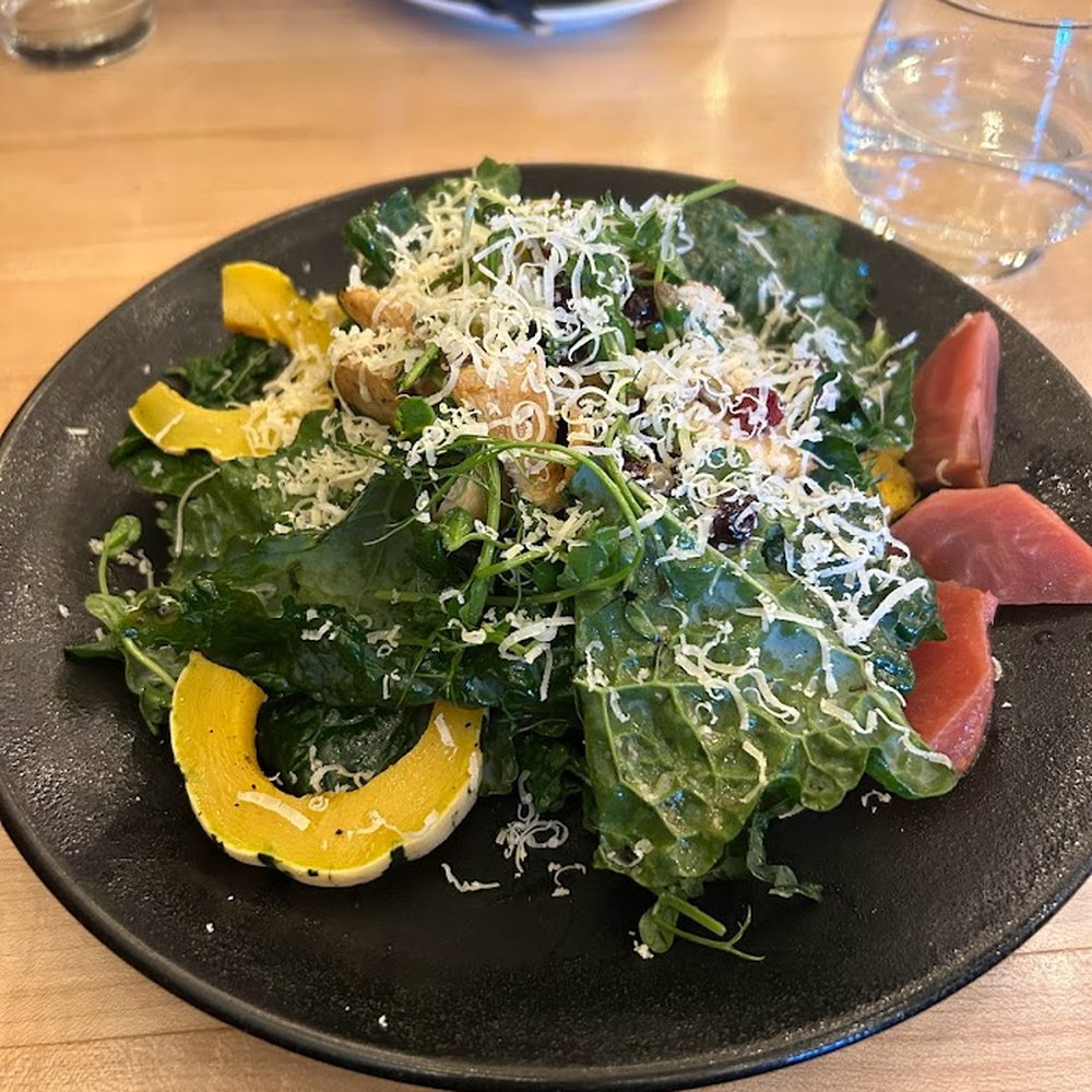 Freeport Oyster Bar - Winter Kale Salad - Seafood Near Me - Freeport, Maine