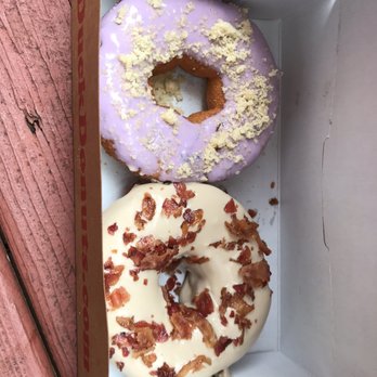 Duck Donuts - Blueberry streussel and maple bacon - Donuts Near Me - Cary, North Carolina