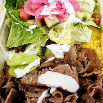 The Kebab Shop - Rice box with carved beef/lamb - Mediterranean Near Me - San Ramon, California The Kebab Shop - Rice box with carved beef/lamb - Mediterranean Near Me - San Ramon, California