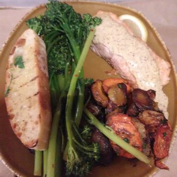 Urban Plates - Salmon again--can't resist! - New American Near Me - Brea, California