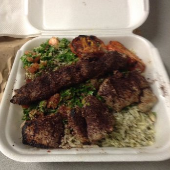 Marketplace Grille - Sirloin entree w/ side of Filet skewer - Mediterranean Near Me - San Diego, California Marketplace Grille - Sirloin entree w/ side of Filet skewer - Mediterranean Near Me - San Diego, California