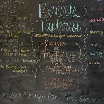 Barrels Taphouse and Grill - Announcement Board - American Near Me - O'Fallon, Missouri Barrels Taphouse and Grill - Announcement Board - American Near Me - O'Fallon, Missouri