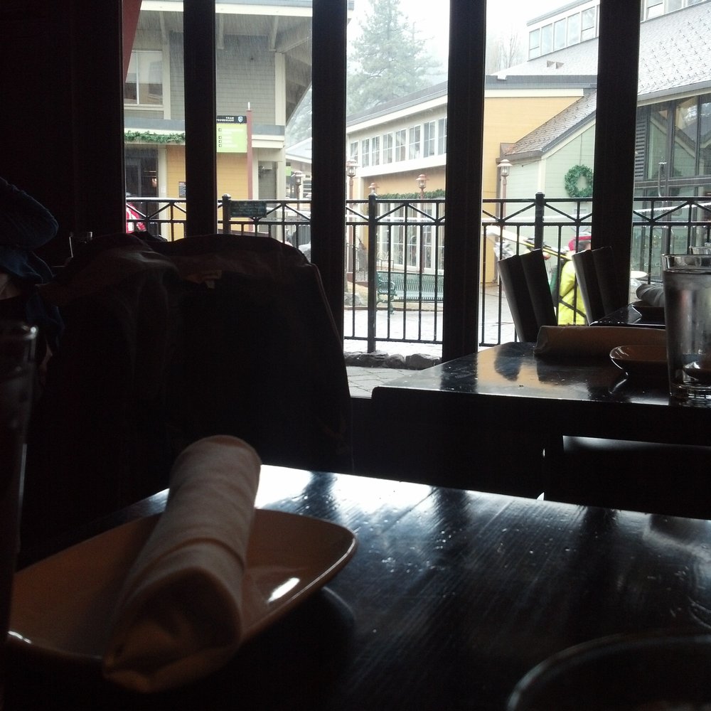 22 Bistro - View from our table of the village. - New American Near Me - Olympic Valley, California