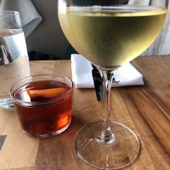 Davenport - Negroni and a glass of wine! - Seafood Near Me - Portland, Oregon
