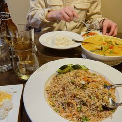 Coconut Thai - Saint Paul - Crab fried rice and Red curry with squash :)