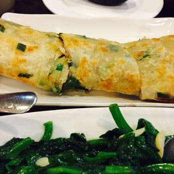 Dumpling Cafe - Scallion pancake with roast need inside - Taiwanese Near Me - Boston, Massachusetts Dumpling Cafe - Scallion pancake with roast need inside - Taiwanese Near Me - Boston, Massachusetts