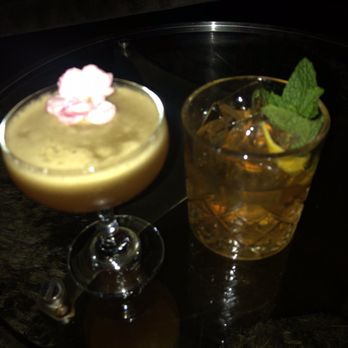 Cold Drinks Bar - The Cindy (Left) and Sometimes Old Fashioned (Right) - Cocktail Bars Near Me - San Francisco, California Cold Drinks Bar - The Cindy (Left) and Sometimes Old Fashioned (Right) - Cocktail Bars Near Me - San Francisco, California