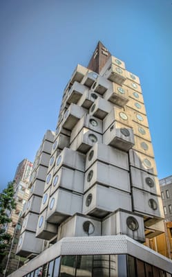 Nakagin Capsule Tower by null