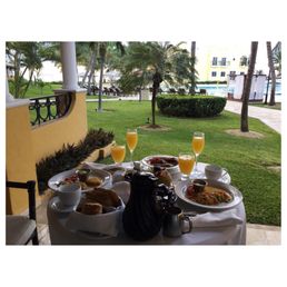Romantic breakfast on the patio ;)
