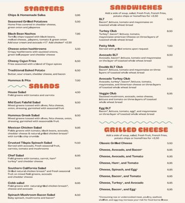 Menu photo 3 Red River Cafe Austin, TX