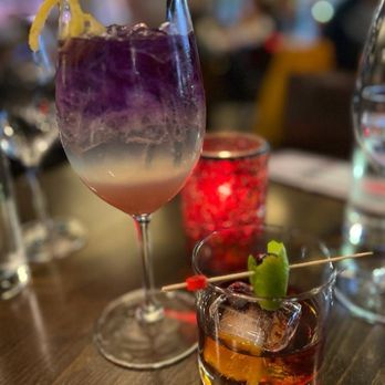 Amaro Bistro - Imperatore on the left & Folletto Verde on the right: Veramente Delizioso - Italian Near Me - Bothell, Washington