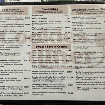 Cookies Diner - Breakfast menu (pg. 1) - Breakfast & Brunch Near Me - Hudson, New Hampshire