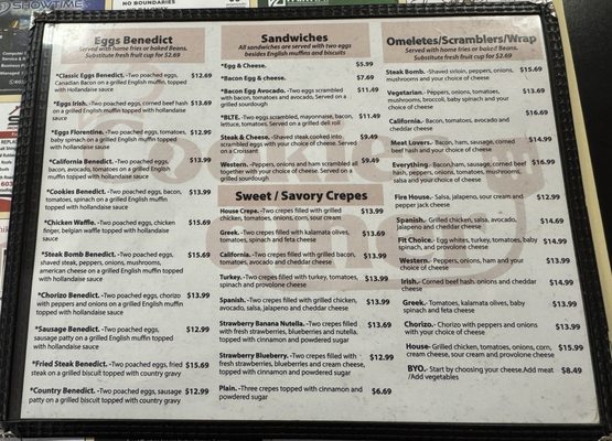 Menu photo 3 Cookies Diner Hudson, NH